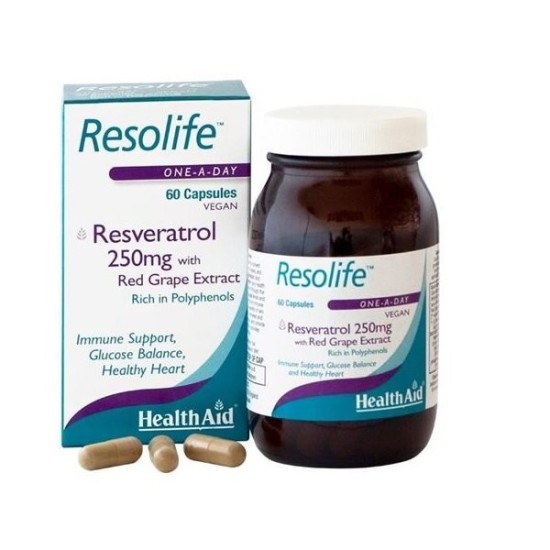 Health Aid RESOLIFE 250mg 60 caps