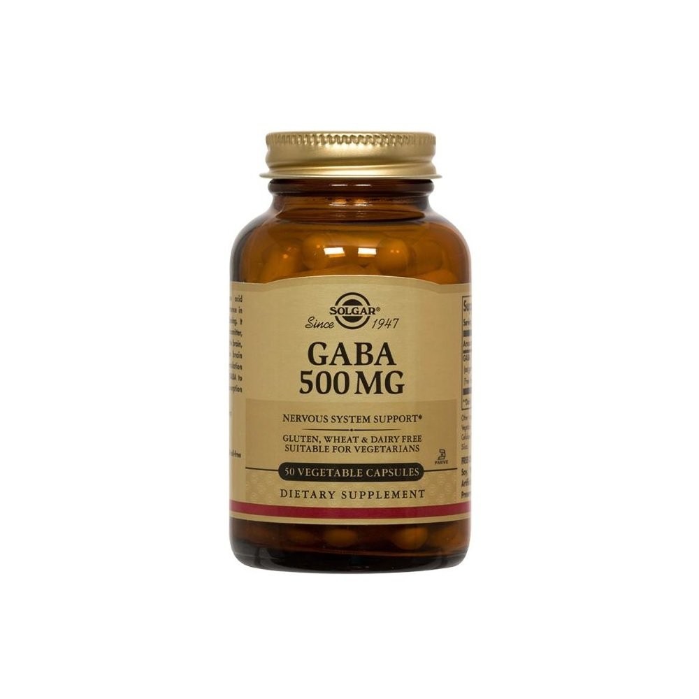 SOLGAR GABA 500mg 50 vecaps