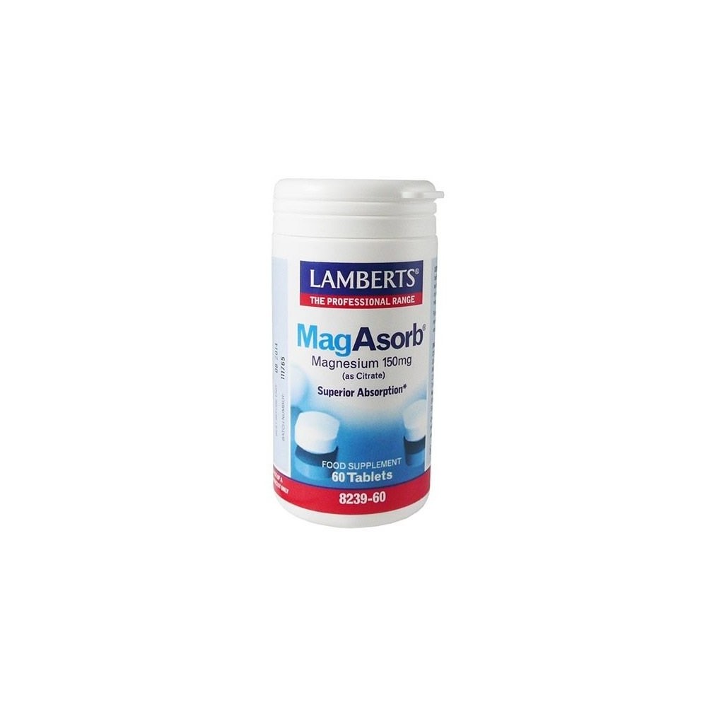 LAMBERTS MAGASORB 150mg (Magnesium as Citrate) 180 tabs