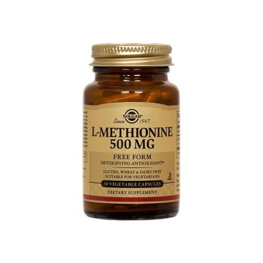 SOLGAR L-METHIONINE 500mg 30veg.caps