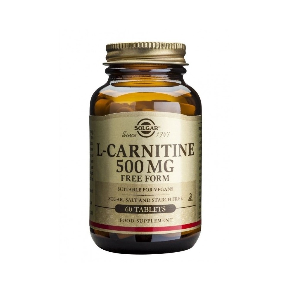 SOLGAR L-CARNITINE 500mg 60 tabs